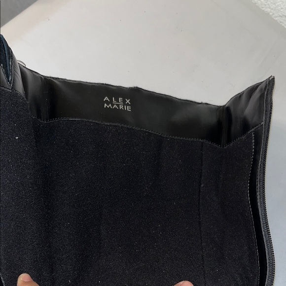 Alex Marie Black Over the Knee   Boots used good condition - Picture 12 of 15